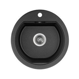 Мийка LUGO black shine (480*500mm.) 2801
