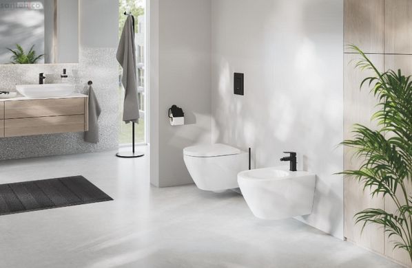 Смеситель для биде Grohe Cubeo черный матовый 1018102430