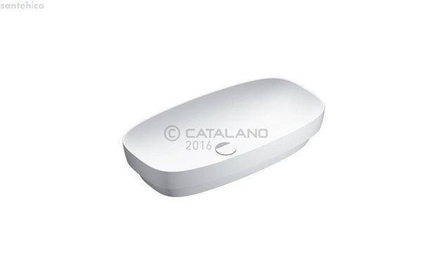Раковина настільна або напіввбудована Catalano Green LUX 75х40 білий матовий 175AGRLXBM