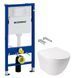 Інсталяція Geberit Duofix 458.103.00.1 + Унітаз підвісний Qtap Jay Ultra Quiet QT07335177W з сидінням Soft Close