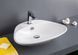 Умывальник керамический 59 см Artceram Plettro, white glossy (PTL002 01; 00)