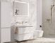 Змішувач для раковини Hansgrohe Tecturis S 110 Fine CoolStart EcoSmart+ шліфована бронза 73023140 з донним клапаном