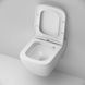 Инсталляция Geberit Duofix 458.103.00.1 с клавишей Delta20 хром матовый + Унитаз подвесной Am.Pm Spirit V2.0 Square FlashClean C701701SC с сиденьям Soft Close