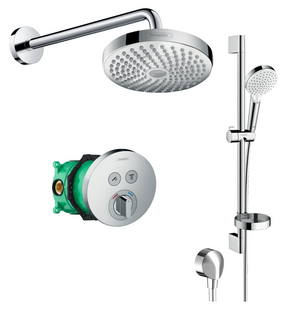 Душова система прихованого монтажу Hansgrohe ShowerSelect S хром 15748180