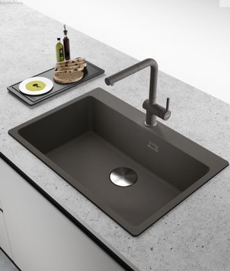 Смеситель для кухни Franke Active L серый камень 115.0721.464