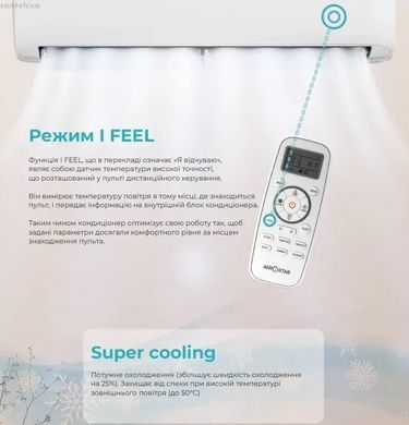 Кондиціонер Aerostar MC 35м&sup2; AER-12A-R32-IU