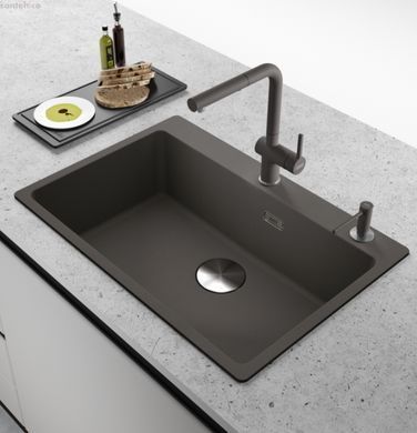 Смеситель для кухни Franke Active L серый камень 115.0721.464
