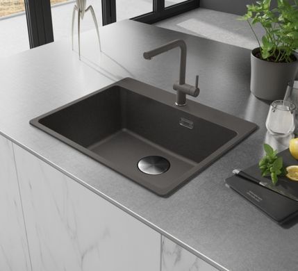 Смеситель для кухни Franke Active L серый камень 115.0721.464