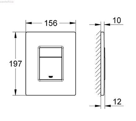 Клавиша смыва Grohe Even белый альпийский 38966SH0