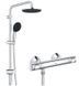 Душовий набір з термостатом Grohe Precision Flow QuikFix Vitalio Start System 200 хром UA202908TR