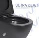 Унітаз підвісний Qtap Robin Ultra Quiet чорний матовий QT13332381АSMB з сидінням Soft-close