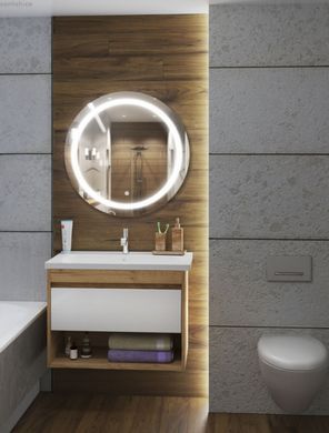 Тумба підвісна Мойдодир Oslo Wood 70 00-0008334 з раковиною Cosmo