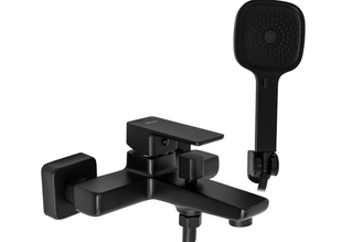Змішувач для ванни REA ORIX BLACK чорний настінний REA-B5133