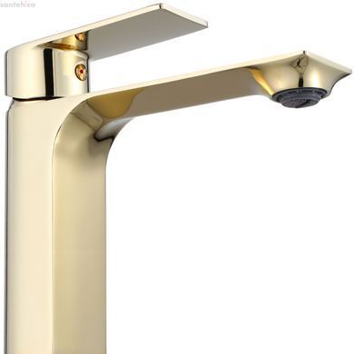 Змішувач для раковини (умивальника) REA URBAN GOLD золотий високий REA-B9912