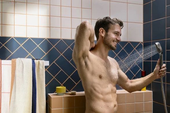 Душова система з термостатом Hansgrohe Activera S 240 1jet EcoSmart Showerpipe хром 28078000