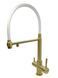 Смеситель для кухни Fabiano FKM 3143 Light Gold золото 8231.403.1926 под фильтрованную воду