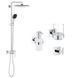 Душова система Grohe Vitalio Comfort QuickFix хром 2698540961BF з набором аксесуарів