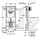 Комплект инсталляция Grohe Rapid SL 38772001 + унитаз Roca Gap Clean Rim A34H47C000 с сидением Soft Close
