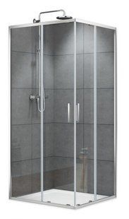 Душова кабіна Devit Art 2.0 100х100 (Профіль - хром, скло - прозоре) FEN2240