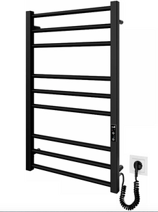 Рушникосушарка електрична Mario Преміум&nbsp;Класік-I 800х500/80&nbsp;TR&nbsp;К&nbsp;чорний&nbsp;мат 2.2.1608.03.BM