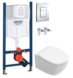 Инсталляция Grohe Rapid SL 38772001 3 в 1+ Унитаз подвесной Catalano Alvea 0611530001 с сиденьем Soft Close