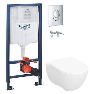 Інсталяція Grohe Rapid SL 38721001 3 в 1 + Унітаз підвісний Geberit Modo 502.939.00.1 з сидінням Soft Close