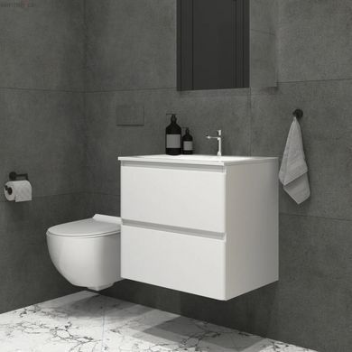 Тумба подвесной Koller Pool Trend 60 см белый глянцевий 2127130109 з умивальником