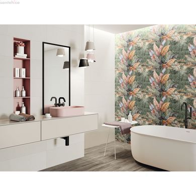Плитка CRAYON WHITE RECT, глянцевая, глазированная, белая глина