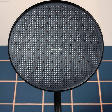 Душова система з термостатом Hansgrohe Activera S 240 1jet EcoSmart Showerpipe чорний матовий 28078670