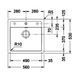 КУХОННА МИЙКА FRANKE SIRIUS SID 610-50 СІРИЙ 143.0691.531