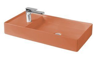 Умывальник керамический 75 см Artceram Scalino, orange cameo (SCL004 13; 00)