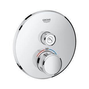 Термостат прихованого монтажу Grohe Grohtherm SmartControl 29118000 з однією кнопкою управління