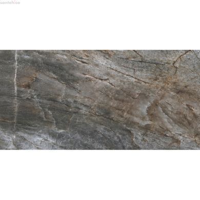 Плитка GRES BRAZILIAN QUARTZITE BLACK RECT, матова, профарбована в масі, керамограніт