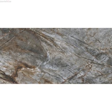 Плитка GRES BRAZILIAN QUARTZITE BLACK RECT, матова, профарбована в масі, керамограніт