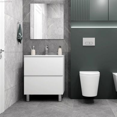 Тумба напольный Koller Pool Edge New 60 см белый глянцевий 2156130110 з умивальником