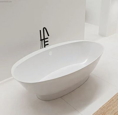 Ванна с литого камня StudioStone Seine 181х99 белый глянцевый 1200033