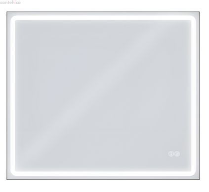 Зеркало AquA PooL Aqua 80x70 88-Hra80s70-CWDd-mK с профилем матовый алюминий и Led посветкой