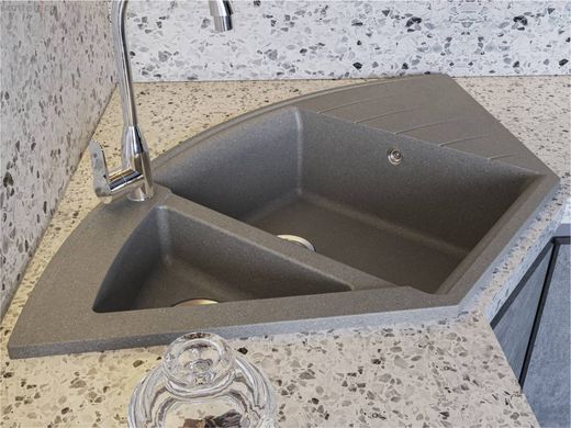 Кухонна мийка EUROPE сіра 0000014