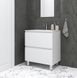 Тумба напольный Koller Pool Edge New 60 см белый глянцевий 2156130110 з умивальником