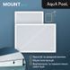Зеркало AquA PooL Aqua 80x70 88-Hra80s70-CWDd-mK с профилем матовый алюминий и Led посветкой