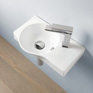 Умывальник керамический 43 см Artceram Lavamani, white glossy (LML001 01; 00)