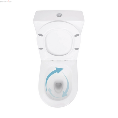 Унитаз напольный Qtap Jay Eco Ultra Quiet QTJAY27W48749 с бачокм и сиденьям Soft Close