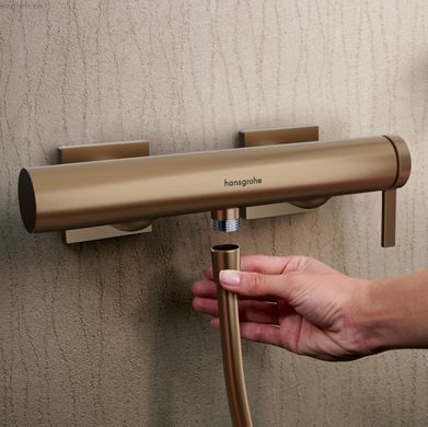 Смеситель для душа Hansgrohe Tecturis S шлифованная бронза 73620140