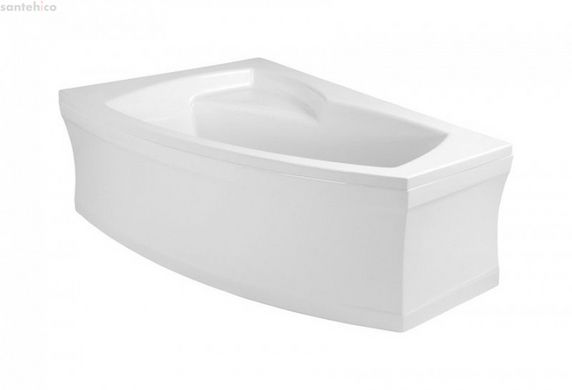 Акрилова ванна Polimat Frida II 160x105 L 00977 біла, ліва