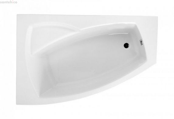 Акриловая ванна Polimat Frida II 160x105 L 00977 белая, левая