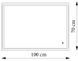 Зеркало AquA PooL Aqua 100x70 88-Hra100s70-CWDd-mK с профилем матовый алюминий и Led посветкой