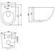 Унітаз підвісний Devit Universal Vortex Flush DUN30201111W із сидінням Soft Close