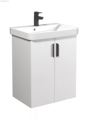 Тумба підлогова/підвісна Мойдодир Idea 55-U 00-0009299 з раковиною River 55