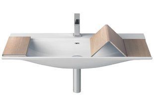 Умывальник керамический 90 см Artceram The One, white glossy (THL002 01; 00)