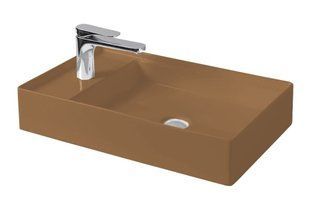 Умывальник керамический 60 см Artceram Scalino, cement arabica (SCL003 25; 00)